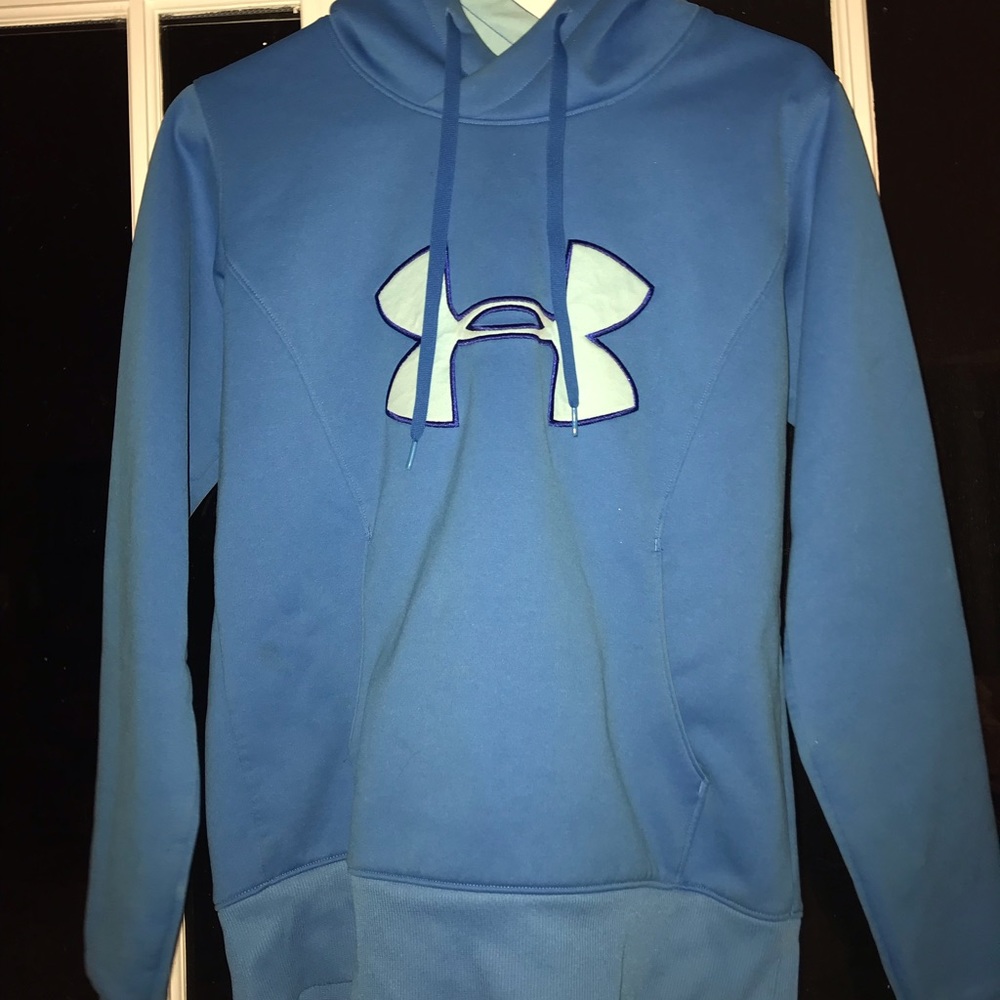 Small blue under armor waterproof hoodie